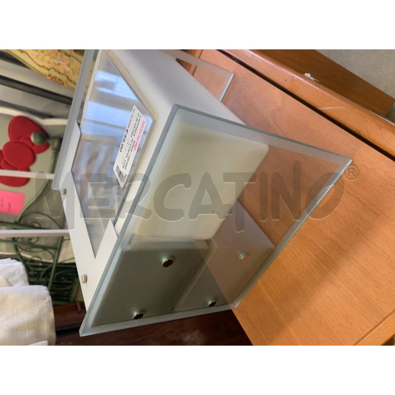 LAMPADA  ALOGENA  CUBO IN VETRO  | Mercatino dell'Usato Cesena 3