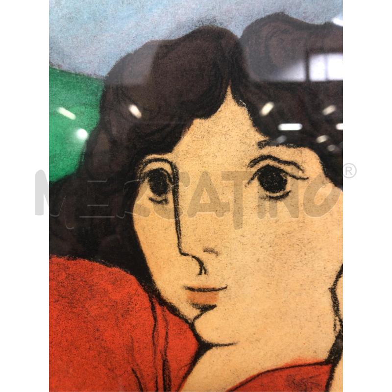 LITOGRAFIA CANTATORE DONNA STESA | Mercatino dell'Usato Cesena 3