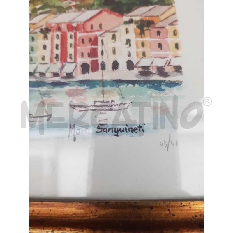 LITOGRAFIA MARA SANGUINETI PORTOFINO 43/48 | Mercatino dell'Usato Cesena 3