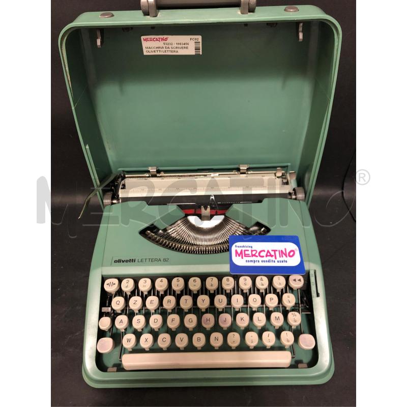 MACCHINA DA SCRIVERE OLIVETTI LETTERA 82 | Mercatino dell'Usato Cesena 1