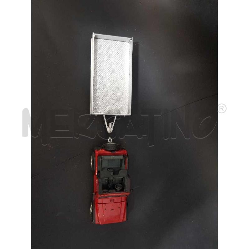 MODELLINO JEEP ROSSA + CARRELLO PIANALE | Mercatino dell'Usato Cesena 3