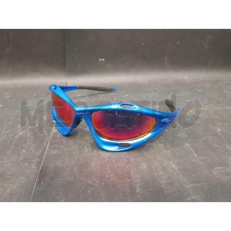 OCCHIALI UOMO OAKLEY RACING BLUE RED | Mercatino dell'Usato Cesena 2