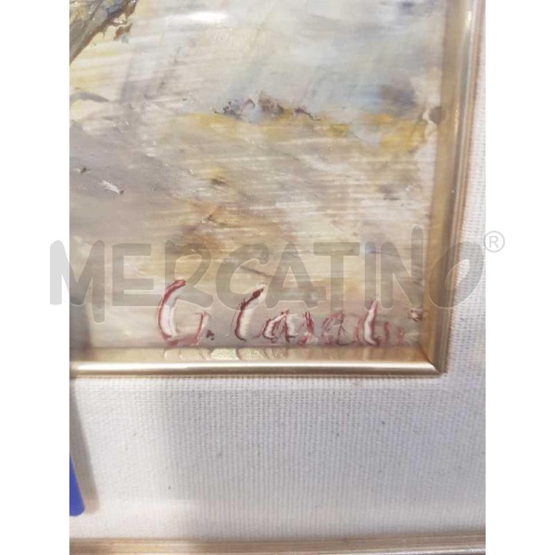OLIO SU TELA C CASADEI  BARCHE  | Mercatino dell'Usato Cesena 3