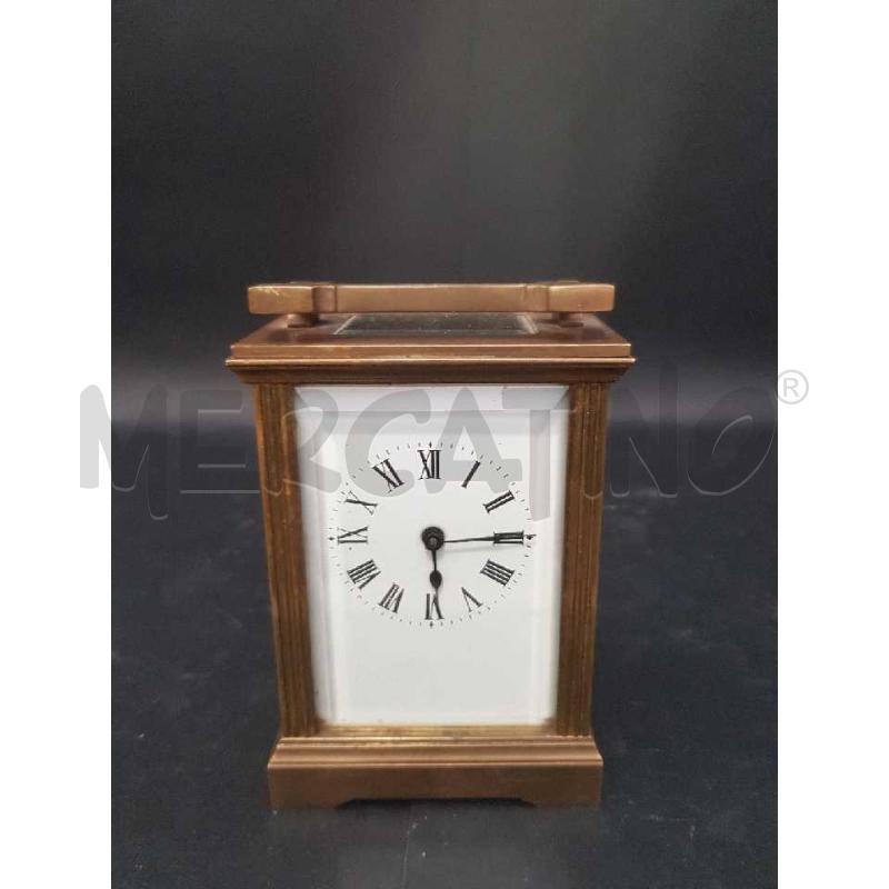 OROLOGIO DA CARROZZA OTTONA MECCANICO MANCA POMELLO CHIUSURA RETRO | Mercatino dell'Usato Cesena 2