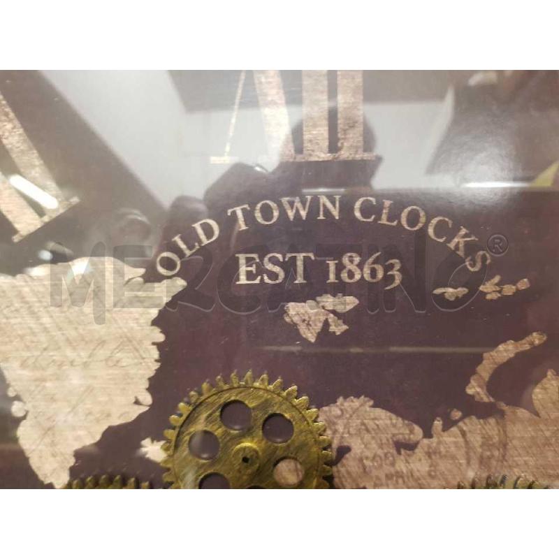 OROLOGIO GIGANTE OLD TOWN CLOCKS CON INGRANAGGI | Mercatino dell'Usato Cesena 3