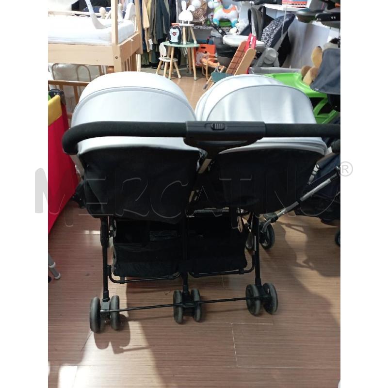 PASSEGGINO GEMELLARE CHICCO OHALALA' GRIGIO | Mercatino dell'Usato Cesena 3