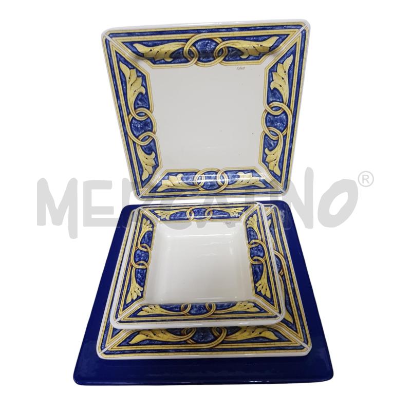 PIATTI PZ. 19 TIFFANY BLU GIALLI COSI COME | Mercatino dell'Usato Cesena 1