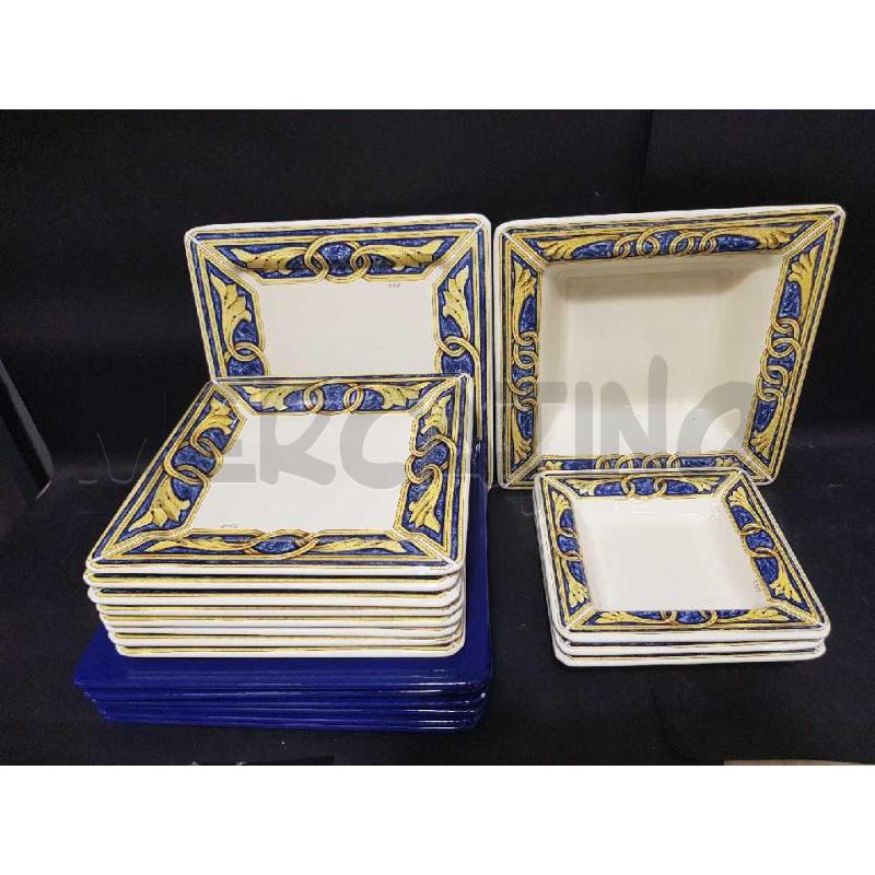 PIATTI PZ. 19 TIFFANY BLU GIALLI COSI COME | Mercatino dell'Usato Cesena 5