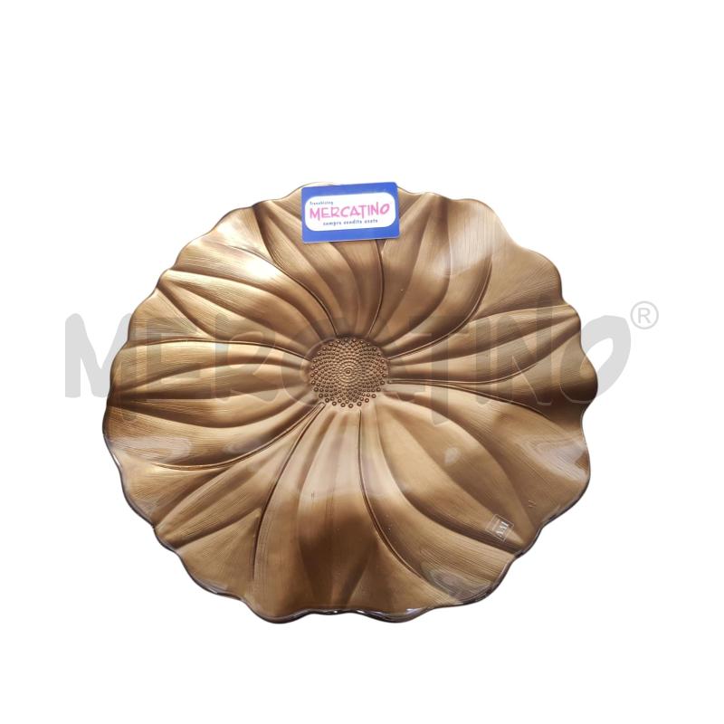PIATTO CENTROTAVOLA IVV MARRONE FIORE MAGNOLIA | Mercatino dell'Usato Cesena 1