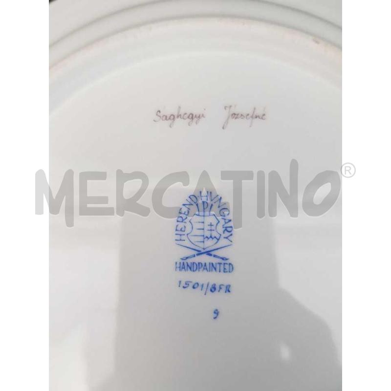 PIATTO FONDO HERREND HUNGARY | Mercatino dell'Usato Cesena 3