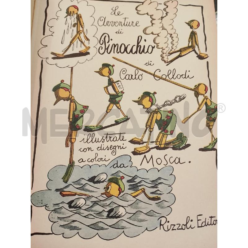 PINOCCHIO ILLUSTRATO DA MOSCA DEL 1981 BUON CONDIZ | Mercatino dell'Usato Cesena 2
