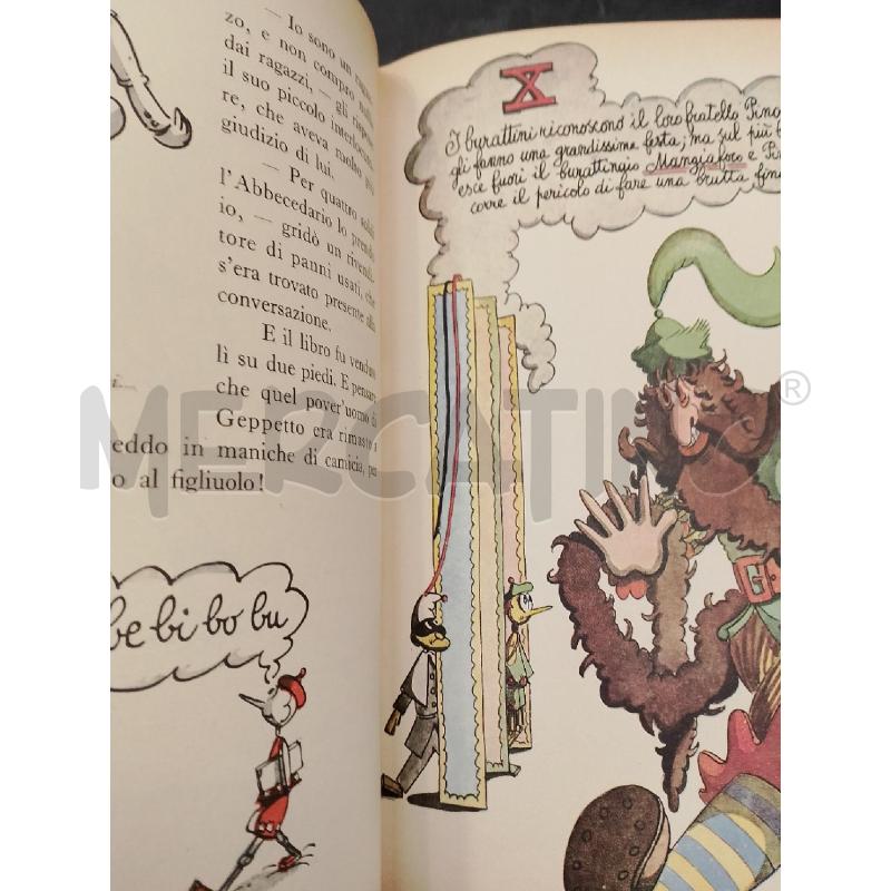 PINOCCHIO ILLUSTRATO DA MOSCA DEL 1981 BUON CONDIZ | Mercatino dell'Usato Cesena 4