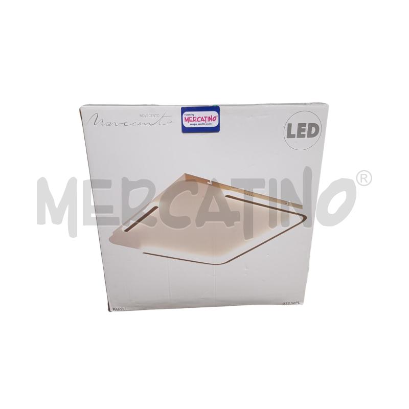 PLAFONIERA PAIGE NOVECENTO LED METALLO GRIGIO | Mercatino dell'Usato Cesena 1