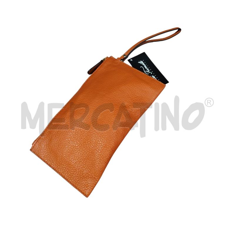 POCHETTE MICHAEL KORS ARANCIONE PELLE | Mercatino dell'Usato Cesena 2