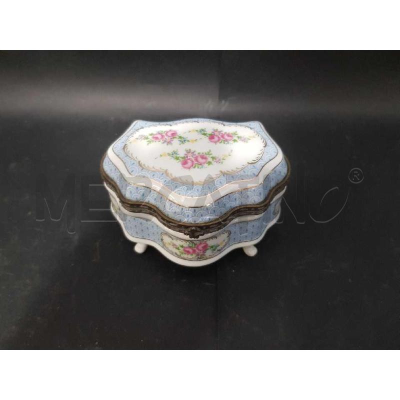 PORTA GIOIE LIMOGES PORCELLANA DECORO AZZURRO | Mercatino dell'Usato Cesena 2