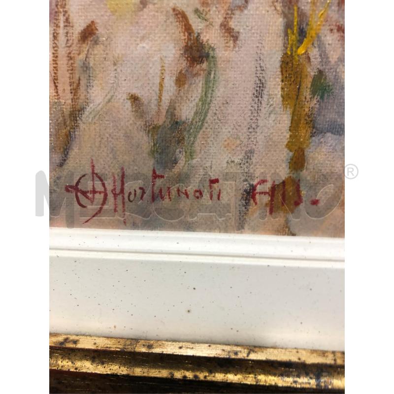 QUADRO ALDO AFFORTUNATI CARRETTO CON CAVALLO | Mercatino dell'Usato Cesena 3