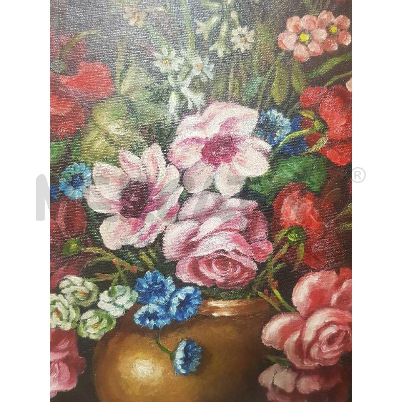 QUADRO OVALE ROSE JOLE AMBROSIOLI | Mercatino dell'Usato Cesena 4