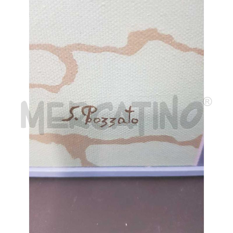 QUADRO SEVERINO POZZATO BIMBO CHE OSERVA FOGLIA | Mercatino dell'Usato Cesena 3
