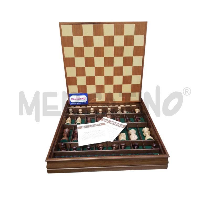 SCACCHIERA LEGNO DAL NEGRO | Mercatino dell'Usato Cesena 1