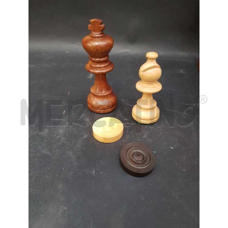 SCACCHIERA LEGNO DAL NEGRO | Mercatino dell'Usato Cesena 4