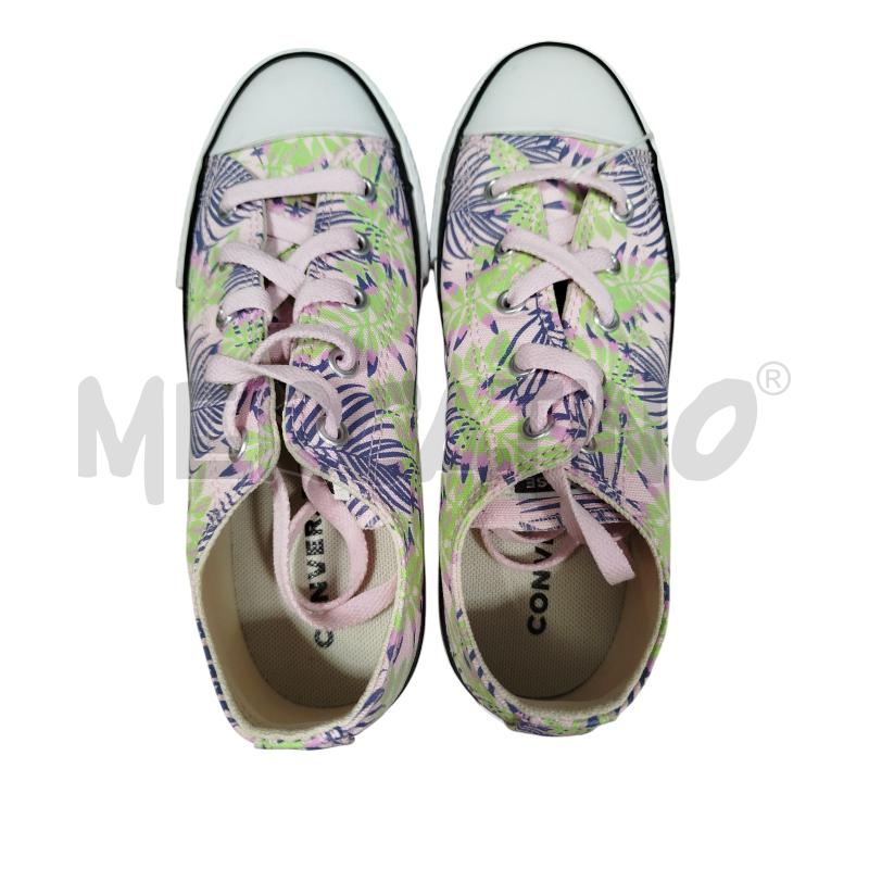SCARPE DONNA CONVERSE ROSA FOGLIE BLU VERDE  | Mercatino dell'Usato Cesena 2