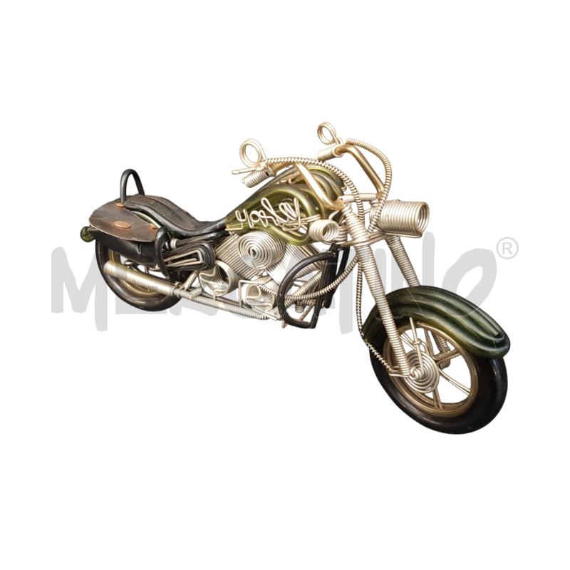 SCULTURA MOTO METALLI DI RECUPERO E GOMMA | Mercatino dell'Usato Cesena 1