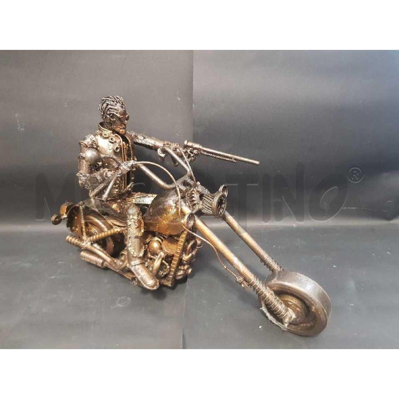 SCULTURA MOTO PICCOLA METALLI RECUPERO | Mercatino dell'Usato Cesena 2