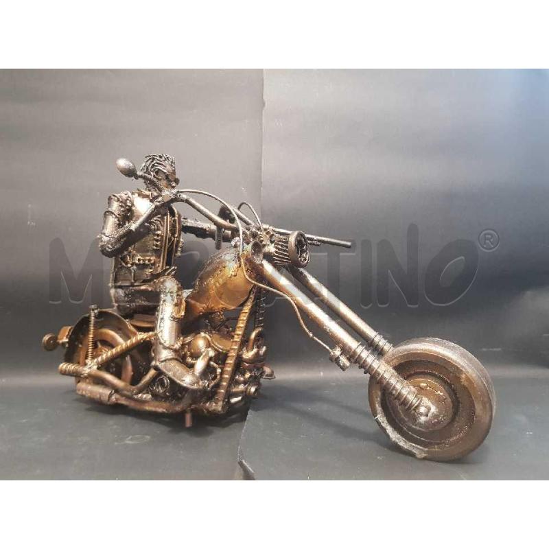 SCULTURA MOTO PICCOLA METALLI RECUPERO | Mercatino dell'Usato Cesena 3