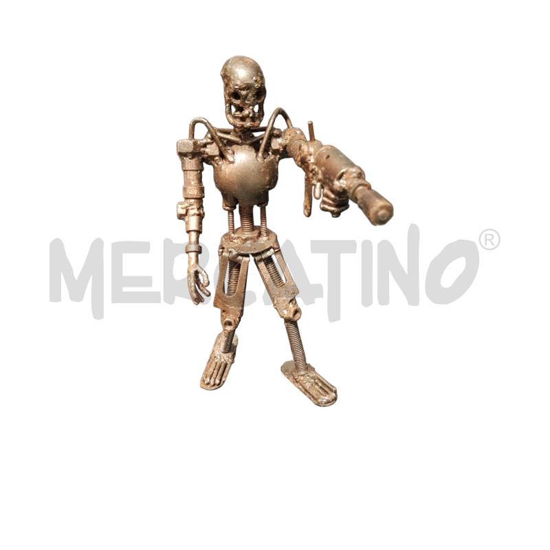 SCULTURA SCHELETRO MITRA METALLI RECUPERO | Mercatino dell'Usato Cesena 1