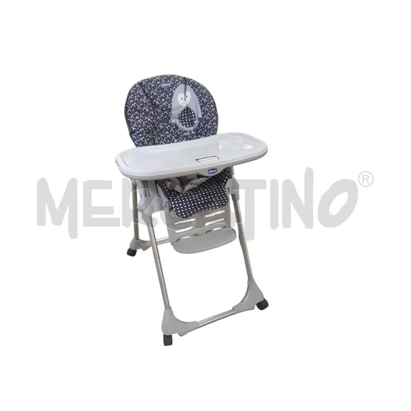SEGGIOLONE CHICCO POLLY EASY GRIGIO / BLU | Mercatino dell'Usato Cesena 1