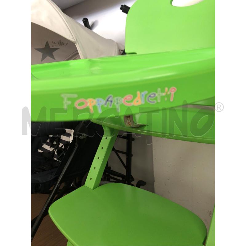 SEGGIOLONE FOPPAPEDRETTI VERDE | Mercatino dell'Usato Cesena 3