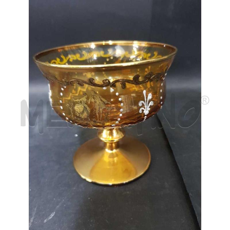 SET COPPETTE VETRO MURANO VENEZIANO GIALLO ORO 6PZ | Mercatino dell'Usato Cesena 5