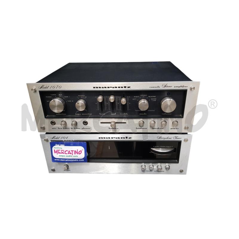 SINTO MARANTZ104 +AMPLI MARANTZ 1070 | Mercatino dell'Usato Cesena 1