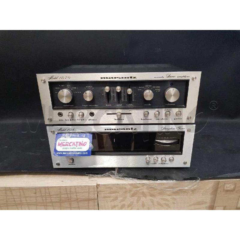 SINTO MARANTZ104 +AMPLI MARANTZ 1070 | Mercatino dell'Usato Cesena 2