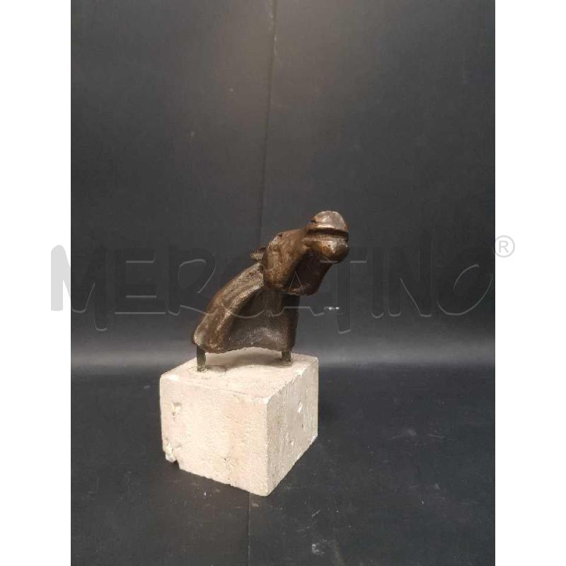 STATUA TESTA CAVALLO CASSINARI BRONZO SU TRAVERTINO | Mercatino dell'Usato Cesena 4