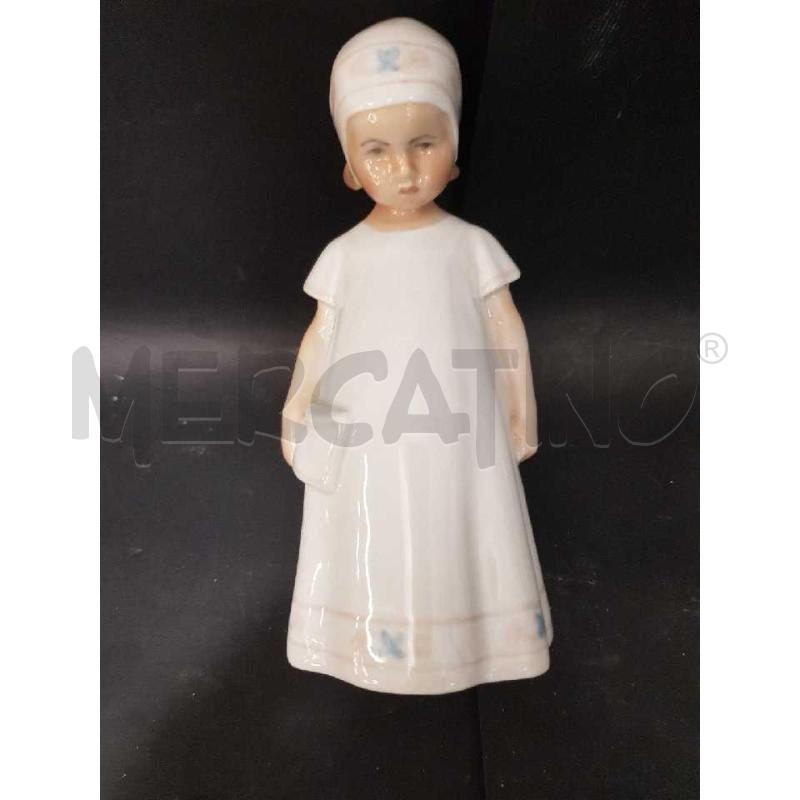 STATUETTA BING & GRONDHAL BAMBINA ELSE VESTITO BIANCO | Mercatino dell'Usato Cesena 5