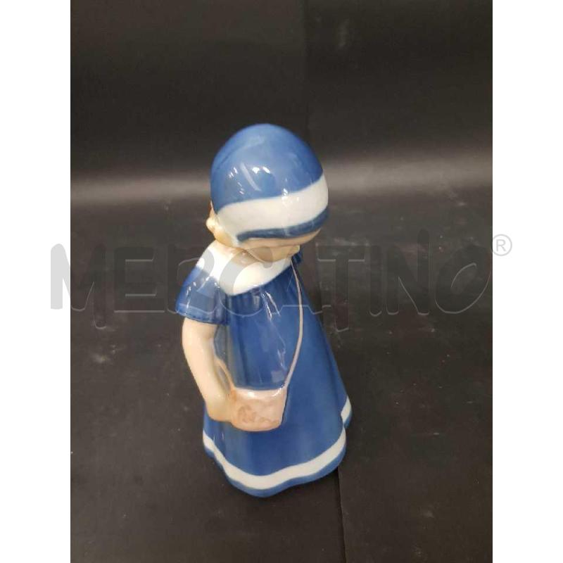 STATUETTA BING & GRONDHAL BAMBINA ELSE VESTITO BLU CERAMICA | Mercatino dell'Usato Cesena 5