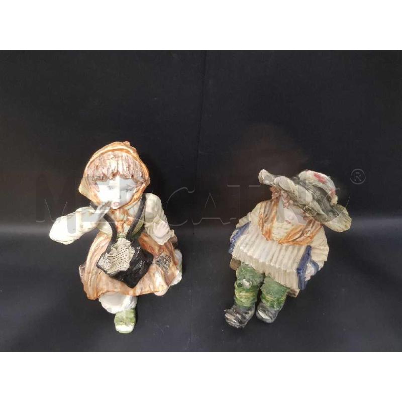 STATUE CAPODIMONTE COPPIA BIMBA/ BIMBO LEGGERI DIFETTI | Mercatino dell'Usato Cesena 5