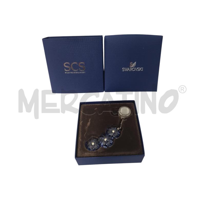 SWAROVSKI ORNAMENTO FIORI PENDENTE LILLA | Mercatino dell'Usato Cesena 1