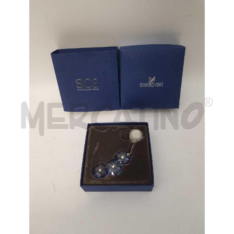 SWAROVSKI ORNAMENTO FIORI PENDENTE LILLA | Mercatino dell'Usato Cesena 2