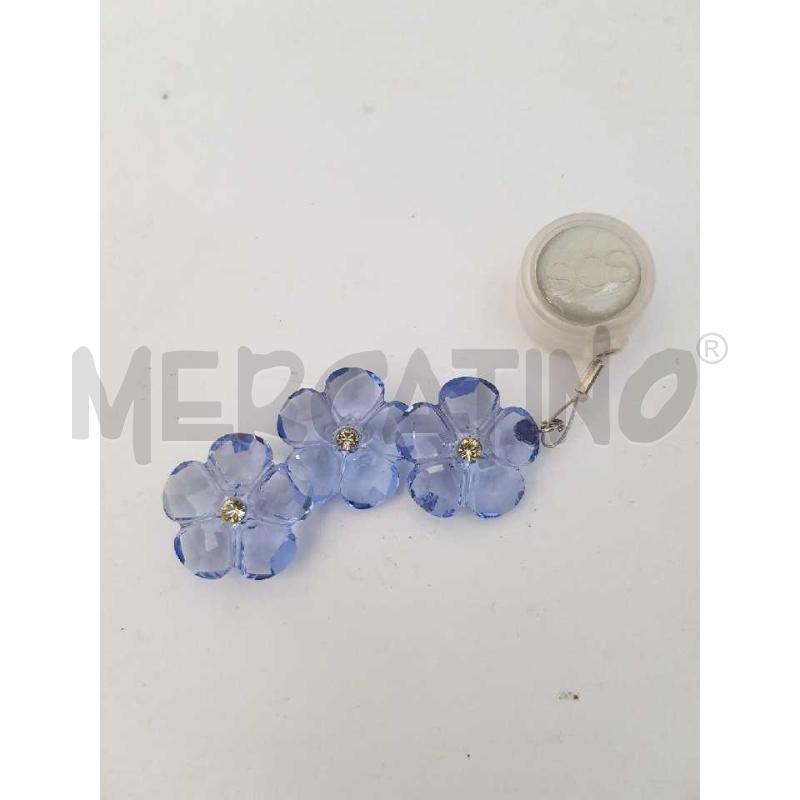 SWAROVSKI ORNAMENTO FIORI PENDENTE LILLA | Mercatino dell'Usato Cesena 3