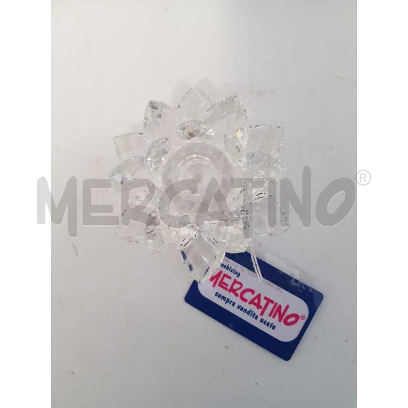 SWAROVSKI PORTA CANDELA NINFEA | Mercatino dell'Usato Cesena 3