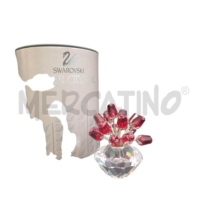 SWAROVSKI VASO ROSE ROSSE 15° ANNIVERSARIO | Mercatino dell'Usato Cesena 1
