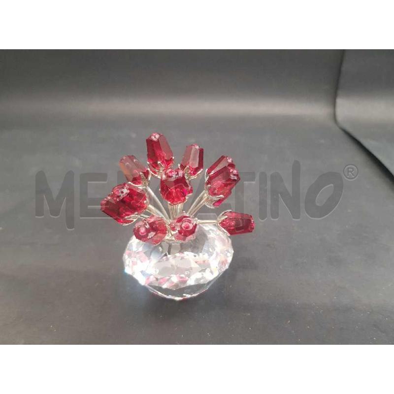 SWAROVSKI VASO ROSE ROSSE 15° ANNIVERSARIO | Mercatino dell'Usato Cesena 3