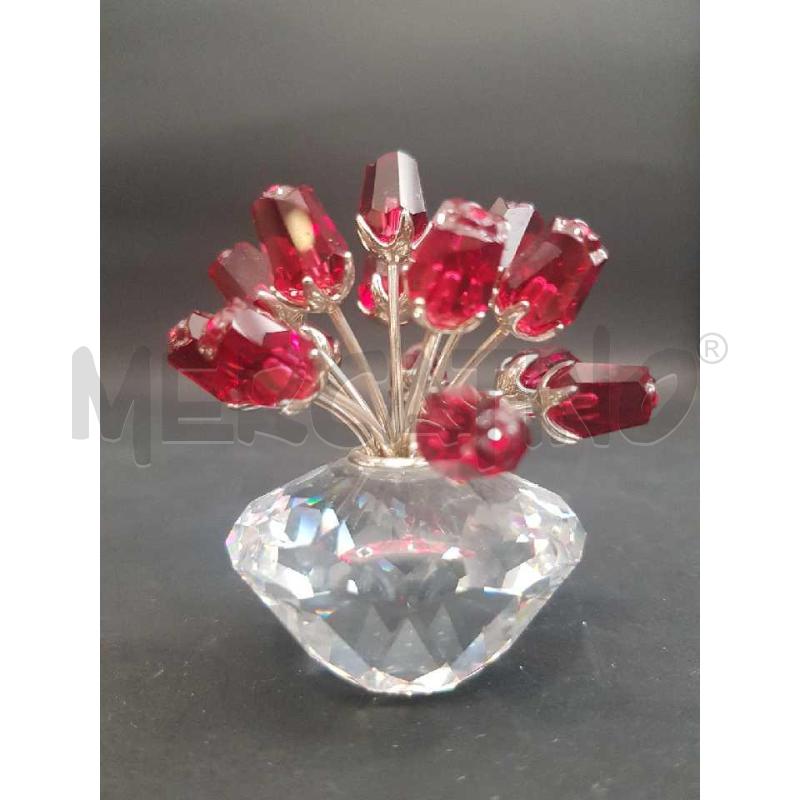SWAROVSKI VASO ROSE ROSSE 15° ANNIVERSARIO | Mercatino dell'Usato Cesena 4