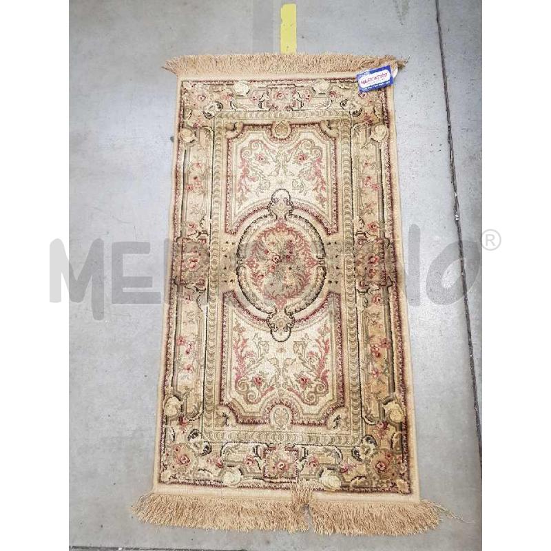 TAPPETO SETA TINTE BEIGE E ROSA | Mercatino dell'Usato Cesena 2