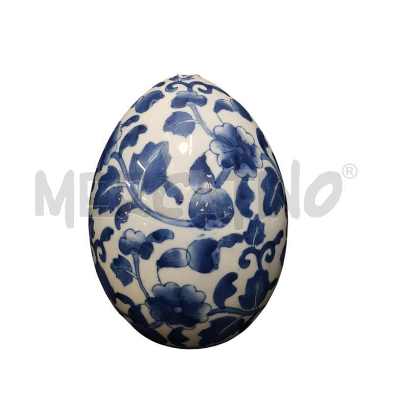 UOVO CERAMICA ROYAL COPENAGHEN BLU BIANCO  | Mercatino dell'Usato Cesena 1