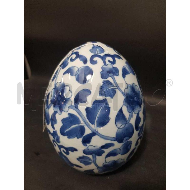UOVO CERAMICA ROYAL COPENAGHEN BLU BIANCO  | Mercatino dell'Usato Cesena 4