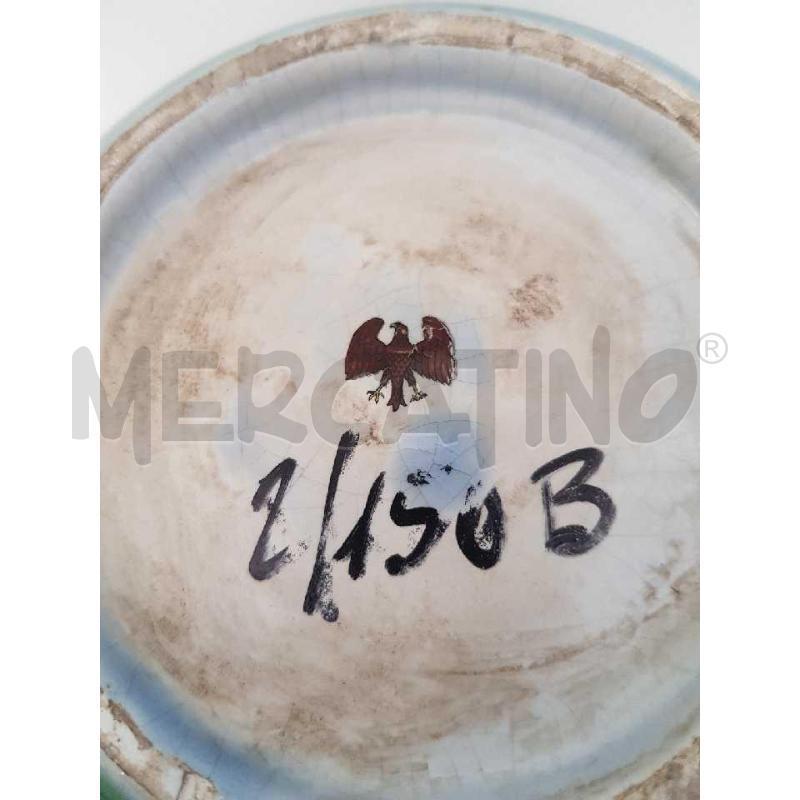 VASO CERAMICA DECORO MARRONE | Mercatino dell'Usato Cesena 3