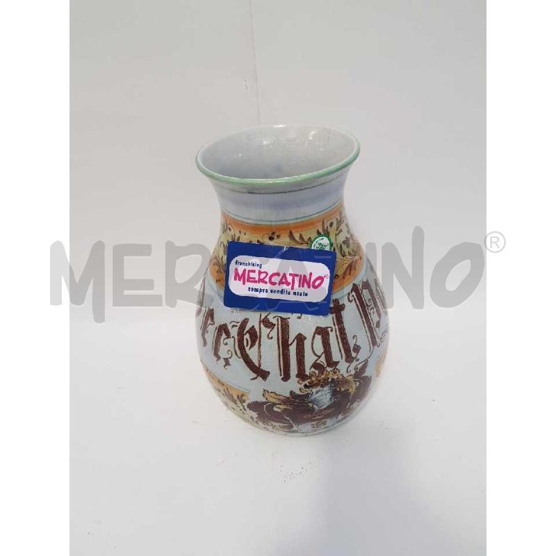 VASO CERAMICA DECORO MARRONE | Mercatino dell'Usato Cesena 4